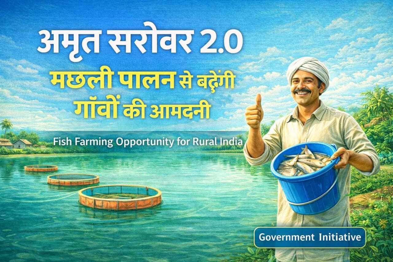 अमृत सरोवर 2.0 मछली पालन के लिए सरकार दे रही है भारी सब्सिडी
