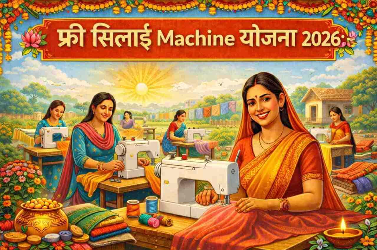 फ्री सिलाई मशीन योजना 2026 महिलाओं के लिए स्वरोजगार का मौका